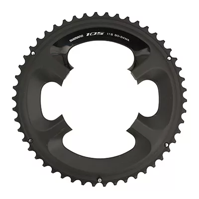 Shimano plateau 50d-ma 105 fc-5800 pour 50-34d noir – Image 2