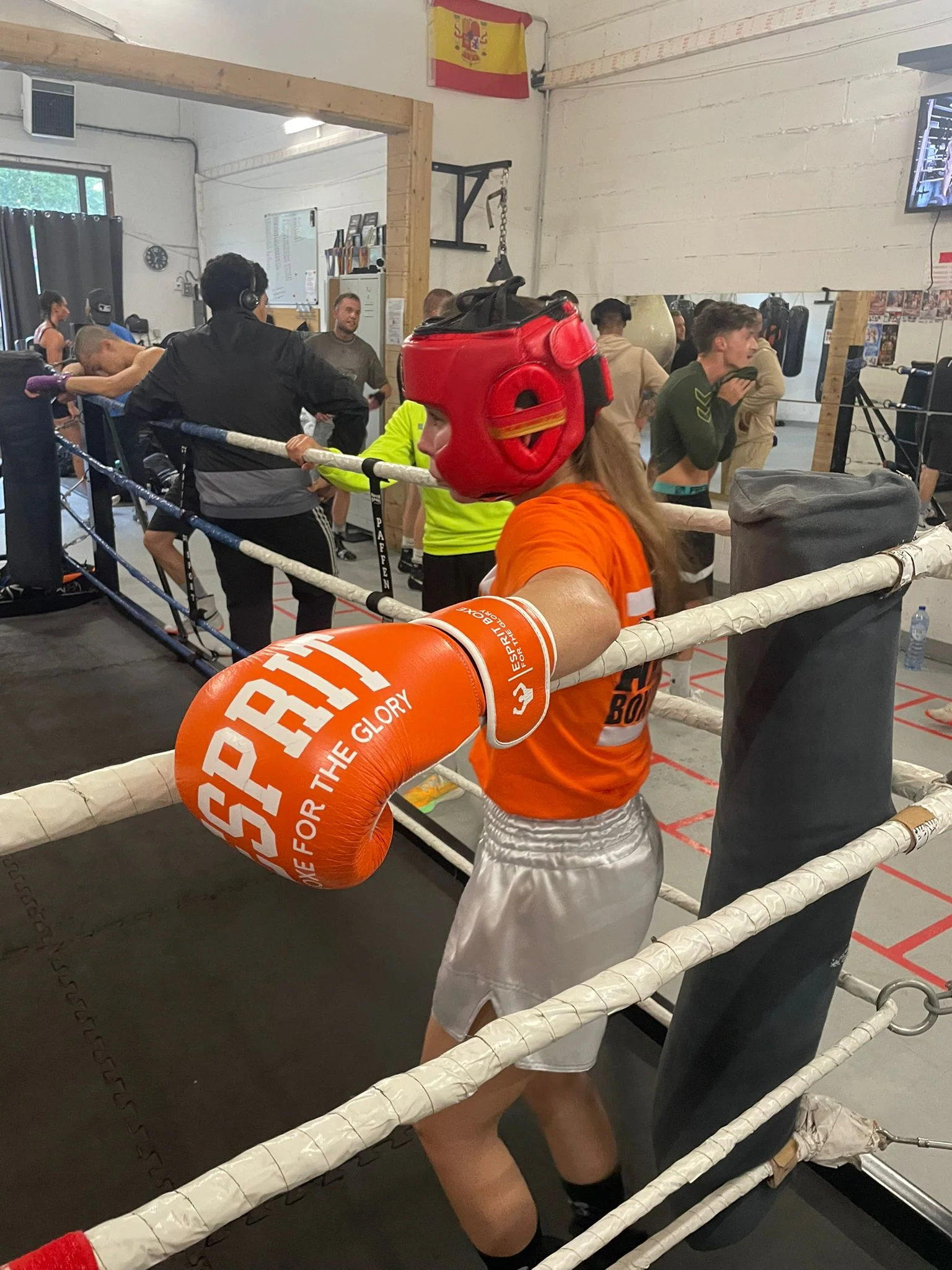 Gants de sparring Esprit Boxe (Orange) – Image 5