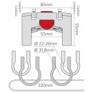 Fixation pour cintre OS/22-26 + 2colliers – Image 3