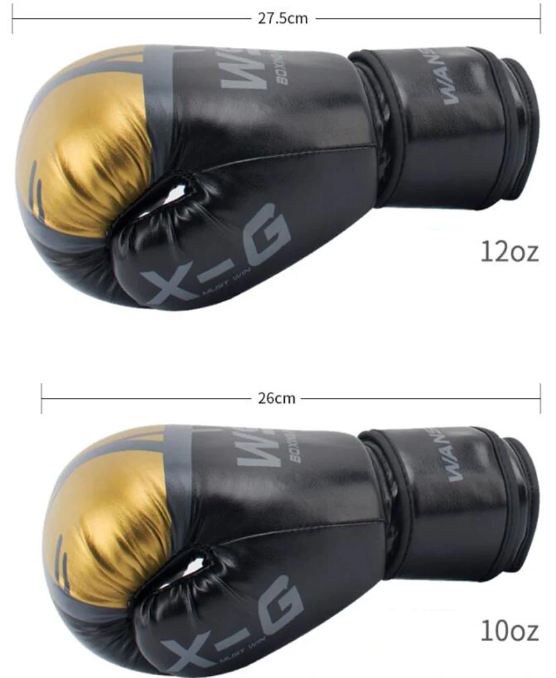 Gants de boxe NOIR (Polyvalent) – Image 3