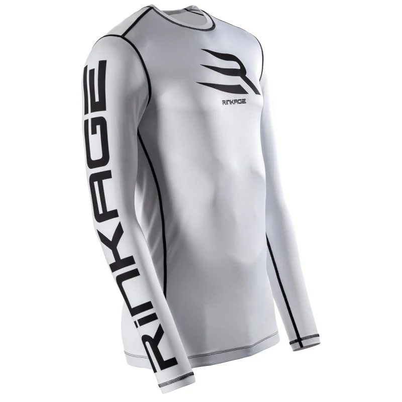 Rashguard manches longues blanc Rinkage BASIS – Image 2