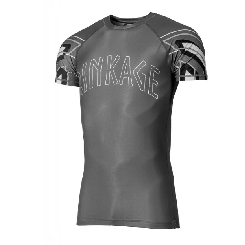 Rashguard manches courtes gris Rinkage OLYMPIA – Image 2