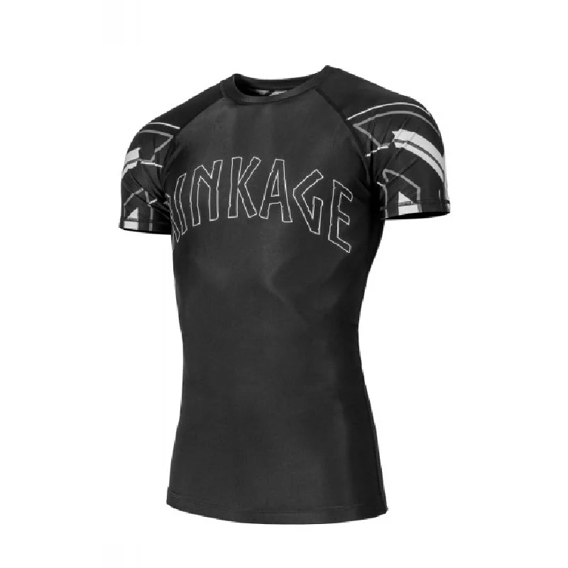 Rashguard manches courtes noir Rinkage OLYMPIA – Image 2
