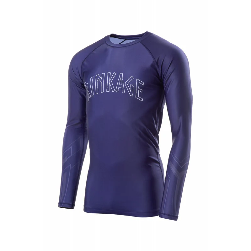 Rashguard manches longues bleu Rinkage OLYMPIA – Image 2