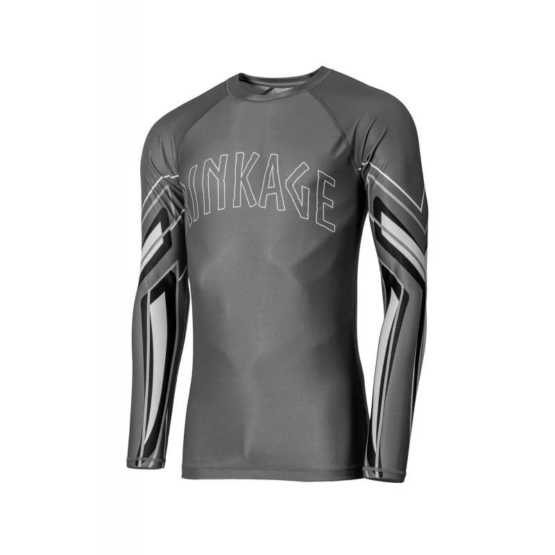 Rashguard manches longues gris Rinkage OLYMPIA – Image 2