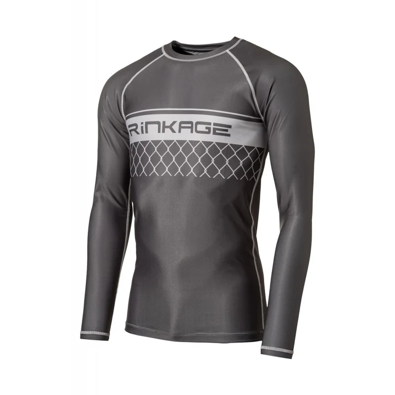 Rashguard manches longues gris Rinkage FENCE – Image 2